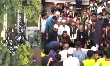 Osman Hadi laid to eternal rest beside Kazi Nazrul Islam
