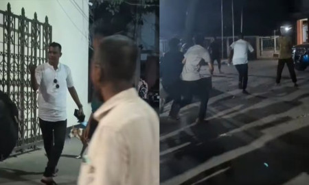 শাহবাগের আন্দোলনকারীদের ধাওয়া খেয়ে থানায় আশ্রয় নিলেন কেন্দ্রীয় ছাত্রদল নেতা