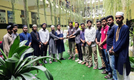 ডিআইইউসাসের সঙ্গে ইসলামী ছাত্র আন্দোলনের শুভেচ্ছা বিনিময়