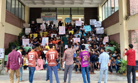 হাবিপ্রবি শিক্ষার্থীদের ক্লাস-পরীক্ষা বর্জন, চার দফা দাবি