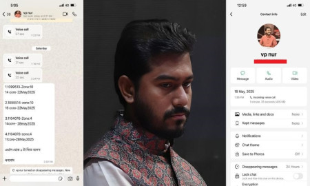  ‘পছন্দের ঠিকাদার কাজ না পাওয়ায় নগর ভবনের সামনে বিশৃঙ্খলা করছেন নুর’
