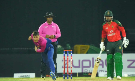 টেল-এন্ডারদের নৈপুণ্যে সম্মানজনক পুঁজি বাংলাদেশের