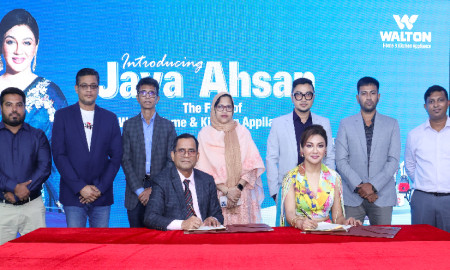 ওয়ালটনের হোম ও কিচেন অ্যাপ্লায়েন্সের ব্র্যান্ড অ্যাম্বাসেডর হলেন জয়া