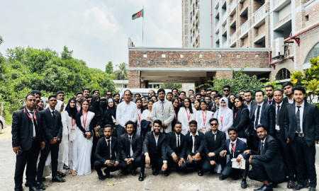 প্রাইম ইউনিভার্সিটির আইন শিক্ষার্থীদের টাঙ্গাইল আদালত পরিদর্শন