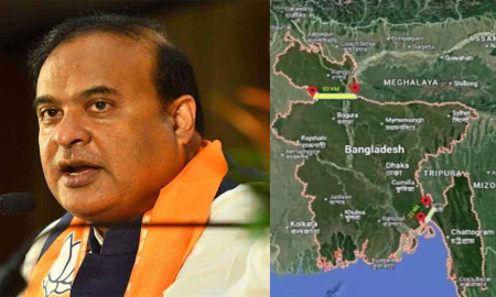 বাংলাদেশের মানচিত্র নিয়ে বিতর্কিত মন্তব্য আসামের মুখ্যমন্ত্রীর