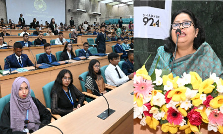 ঢাবিতে পাঁচ শতাধিক শিক্ষার্থীর অংশগ্রহণে ছায়া জাতিসংঘ সম্মেলন শুরু