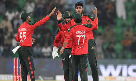 টি-টোয়েন্টি র‍্যাঙ্কিংয়েও ১০ নম্বরে নামল বাংলাদেশ