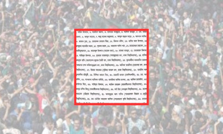 ট্রাইবুনালের সাড়ে ৮ হাজার পৃষ্ঠার প্রতিবেদনে স্থান পেল নাহিদ-সারজিসসহ ১৫৮ জুলাই যোদ্ধার নাম
