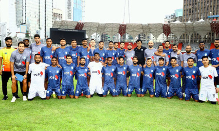 সোমবার আসছেন হামজা, দীর্ঘদিন পর জাতীয় স্টেডিয়ামে অনুশীলন