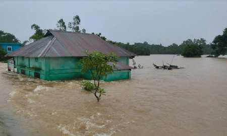 সিলেটে বাড়ছে নদ-নদীর পানি, ভয়াবহ বন্যার শঙ্কা