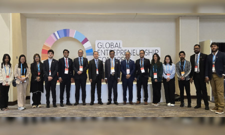গ্লোবাল অ্যান্ট্রেপ্রেনারশিপ কংগ্রেসে বাংলাদেশ প্রতিনিধি দলের নেতৃত্বে ড. সবুর খান