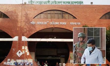 সোহরাওয়ার্দী মেডিকেল থেকে ছাত্রলীগ নেতা গ্রেপ্তার