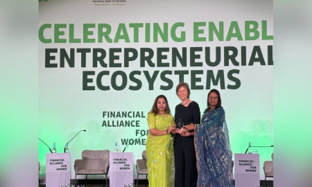 ফাইন্যান্সিয়াল অ্যালায়েন্স ফর উইমেন থেকে ‘জেন্ডার ডেটা চ্যাম্পিয়ন’ পুরস্কার অর্জন করল ব্র্যাক ব্যাংক
