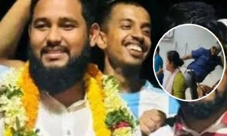 নারীকে লাথি মারার দায়ে বহিষ্কৃত জামায়াত নেতাকে ফুলেল শুভেচ্ছা—কী বার্তা দেয়