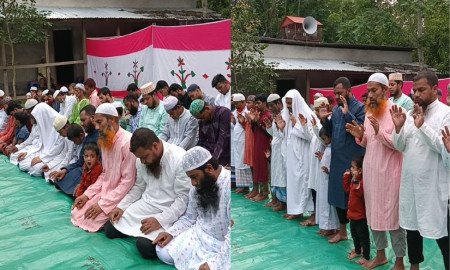 সৌদির সঙ্গে মিল রেখে রাজাপুরে অর্ধশত পরিবারে ঈদুল আজহা উদযাপন