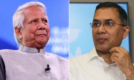 লন্ডনে প্রধান উপদেষ্টা ও তারেক রহমানের বৈঠক শুক্রবার