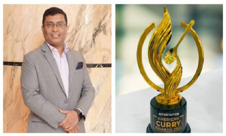 ‘আমেরিকান কারি অ্যাওয়ার্ডস’ পুরস্কার জিতলেন ভোলার শাখাওয়াত 