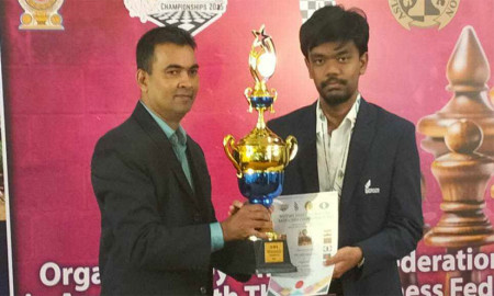 শ্রীলঙ্কায় এশিয়ান জুনিয়র দাবায় চ্যাম্পিয়ন তাহসিন
