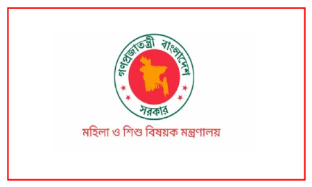 মহিলা ও শিশুবিষয়ক মন্ত্রণালয়ে চাকরি, আবেদন সরাসরি-ডাকযোগে