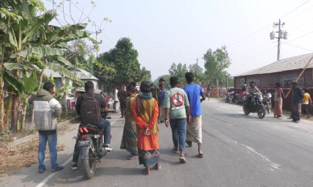 কুড়িগ্রামে দ্রুতগতির মোটরসাইকেলের ধাক্কায় নারী নিহত
