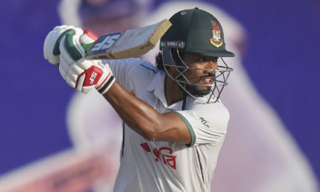 জোড়া সেঞ্চুরির কীর্তিতে অনন্য শান্ত, ইতিহাসে নতুন গর্ব বাংলাদেশের