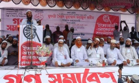 ভারতকে নিয়ে যারা ক্ষমতায় যেতে চায়, জনতা তাদেরকে উৎখাত করবে: ফয়জুল করীম
