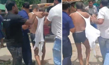 নারায়ণগঞ্জে আ.লীগের দোসর আখ্যা দিয়ে সাবেক বিএনপি নেতাকে বিবস্ত্র করে মারধর