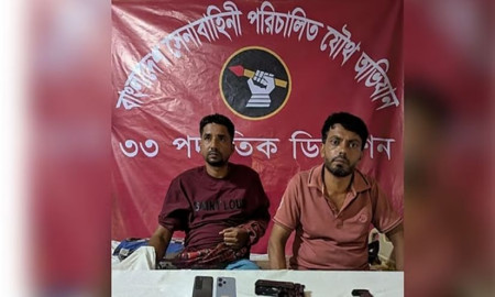 বিদেশি পিস্তল, ম্যাগাজিন, গুলিসহ সাবেক দুই ছাত্রদল নেতা গ্রেপ্তার