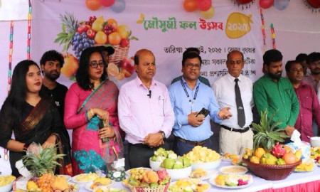 প্রথমবারের মতো পিরোজপুর বিজ্ঞান ও প্রযুক্তি বিশ্ববিদ্যালয়ে মৌসুমী ফল উৎসব