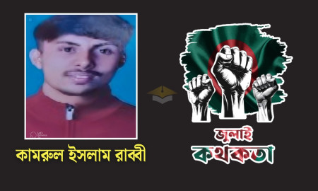 কোটা সংস্কার আন্দোলনের চিত্র ধারণ করতে গিয়ে নিহত হন রাব্বী