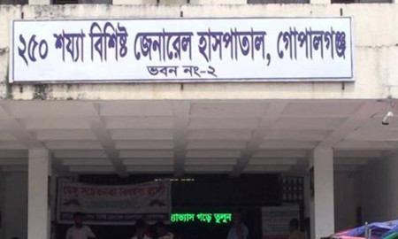 গোপালগঞ্জে দাঁড়িয়ে থাকা ট্রাকে বাসের ধাক্কা: নিহত ২