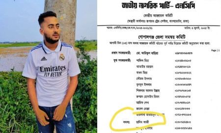 ‘না জানিয়ে’ এনসিপির কমিটিতে মুদি দোকানদার, প্রত্যাহার চেয়ে ফেসবুকে পোস্ট