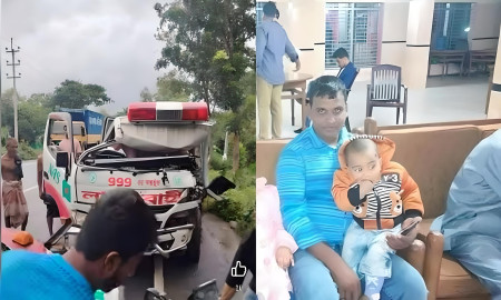 প্রবাসী স্বজনের লাশ নিতে গিয়ে নিজেরাও হলেন লাশ