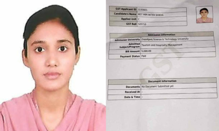 সামান্য ভুলে স্বপ্ন ভঙ্গ হতে চলছে ভ্যানচালকের মেধাবী কন্যা মীমের