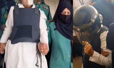 আদালতে তসবি হাতে সাবেক শিক্ষামন্ত্রী দীপু মনি