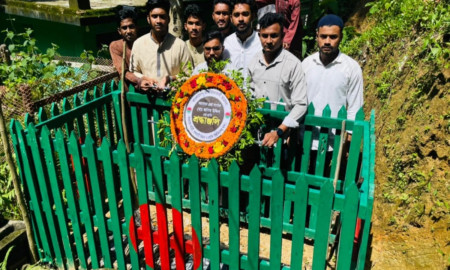 প্রয়াত সহযোদ্ধা জসীমের কবর জিয়ারতের মধ্য দিয়ে কার্যক্রম শুরু রাবিপ্রবি ছাত্রদলের