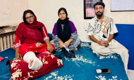 ছাত্রদলের মিছিলে অংশ নিয়ে পা ভাঙলেন কেন্দ্রীয় নেত্রী