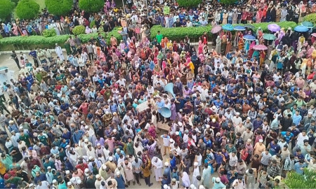 শিক্ষার্থী মৃত্যুর ঘটনায় উত্তাল ইবি, ক্লাস-পরীক্ষা বর্জন