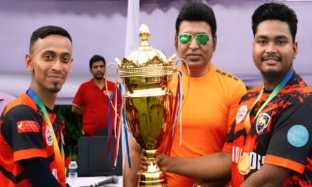 চৌধুরী জাফরুল্লাহ শরাফাত ফুটবল টুর্নামেন্টে সিইউবি আন্ডারডগ চ্যাম্পিয়ন