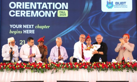 বিইউবিটিতে ফল ২০২৫ সেমিস্টারের ওরিয়েন্টেশন অনুষ্ঠিত