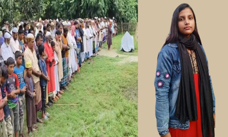 পোড়া শরীর নিয়ে দৌড়ানো মায়া চিরনিদ্রায় শায়িত