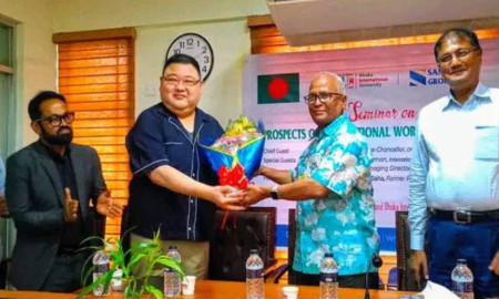 ডিআইইউতে ‘ইন্টারন্যাশনাল সার্ভিস জব ভিসা ইন জাপান’ শীর্ষক সেমিনার অনুষ্ঠিত