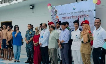 ববি’র সাঁতার প্রতিযোগিতা মেরিন একাডেমির পুলে, ক্ষোভ শিক্ষার্থীদের