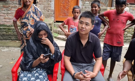 ভালোবাসার টানে বাংলাদেশে চীনা যুবক, টিকটকে পরিচয় গড়াল বিয়েতে
