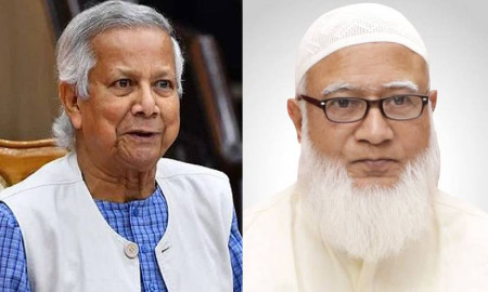 জামায়াত আমিরের আশু রোগমুক্তি কামনা করলেন ড. ইউনূস