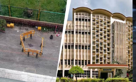 শেষ রাতে ছাদ থেকে লাফিয়ে...