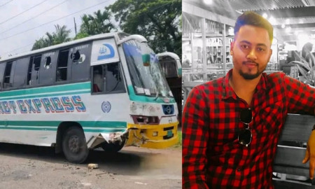 শেরপুর–মৌলভীবাজার আঞ্চলিক মহাসড়কে বেপরোয়া বাসের ধাক্কায় যুবক নিহত