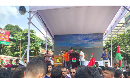 ছাত্রদলের সমাবেশস্থলে জড়ো হচ্ছেন নেতাকর্মীরা