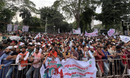 এনসিপির সমাবেশ শুরু
