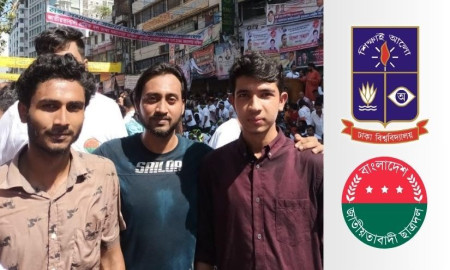 ঢাবির ক্লাস থেকে একসঙ্গে আন্দোলনে তিন বন্ধু, এবার তিন হলে পেলেন ছাত্রদলের দায়িত্ব